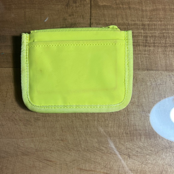 Lululemon Neon Yellow Coin Pouch - Picture 2 of 4
